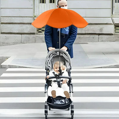 Ombrelle poussette bébé et papacen ville