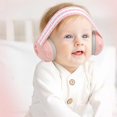 Casque anti bruit bébé | ComfortSoundPink™