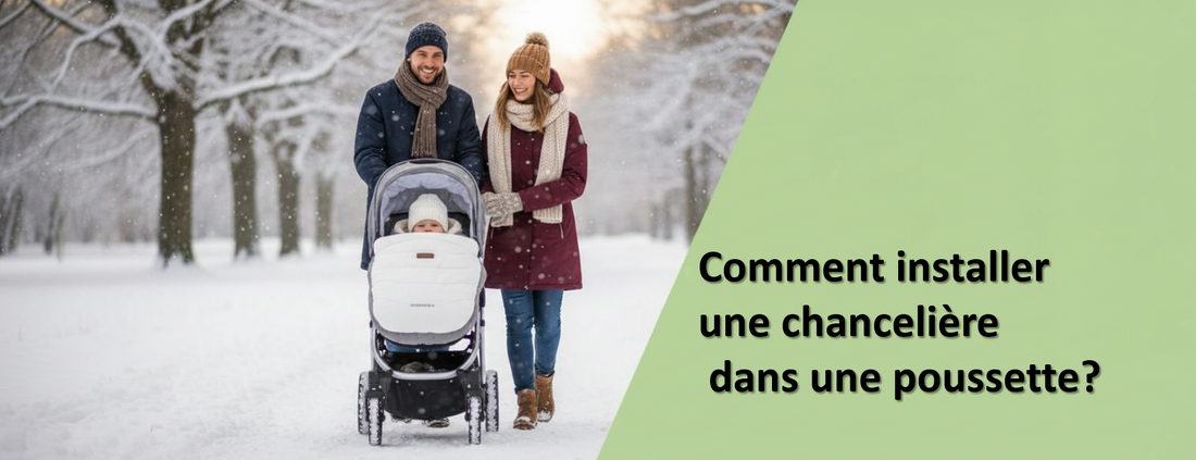 Comment installer une chancelière dans une poussette