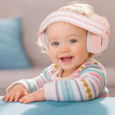 Casque anti bruit bébé | ComfortSoundPink™
