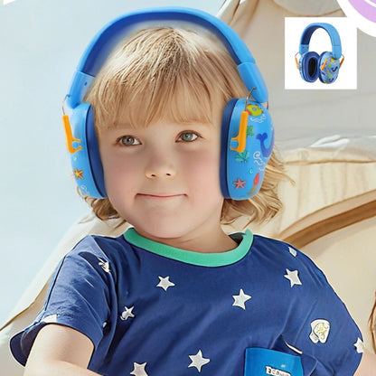 Casque anti-bruit enfant bleu