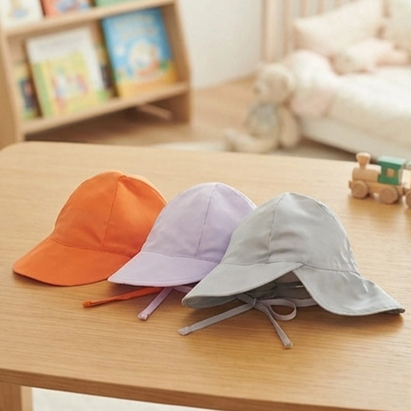 3 couleurs de casquette bebe pour se protéger du soleil
