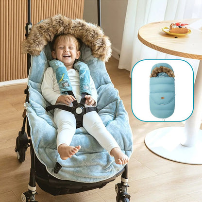 chancelière bébé vert turquoise douce