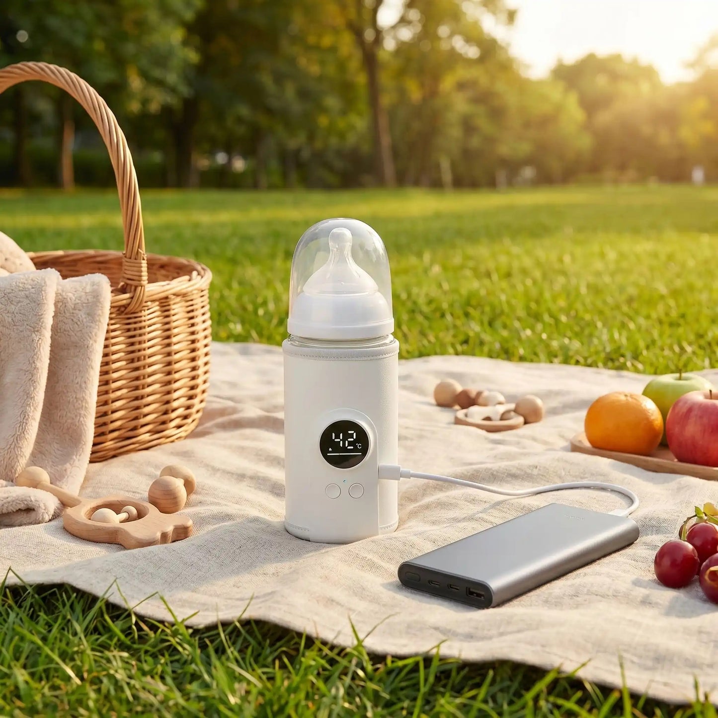 chauffe-biberon portable parc