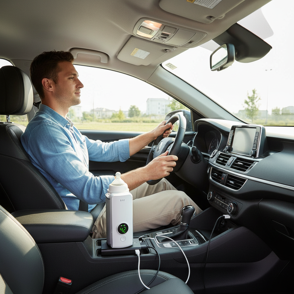 chauffe biberon portable en voiture