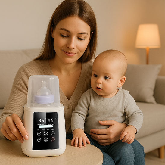 Chauffe biberon tactile pour une utilisation facile