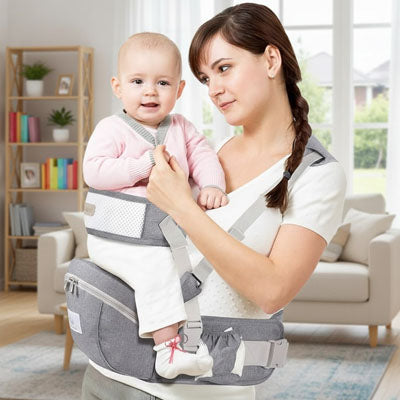 Porte bebe maman et bébé heureux