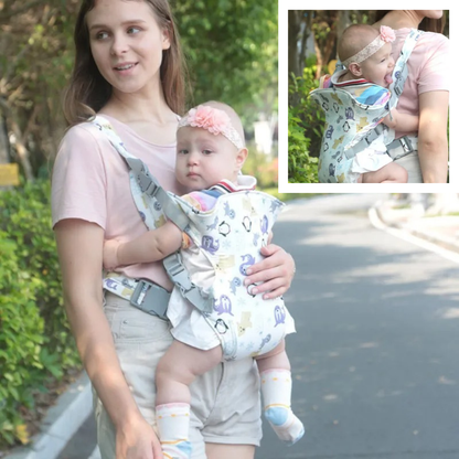 porte bebe porté face à maman et dans le dos de maman