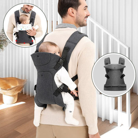 porte bebe dorsal frontal confortable