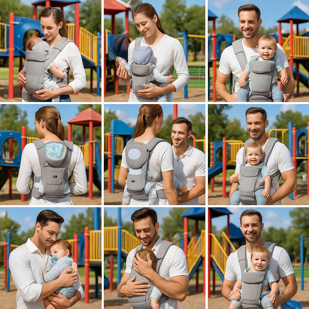 porte bebe multipositions