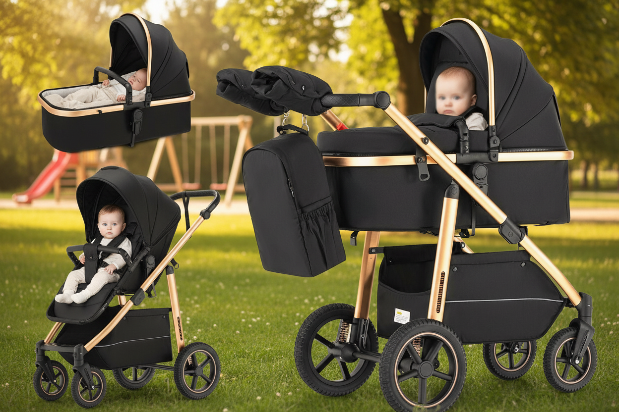 multi-positions de notre pousssette 3 en 1