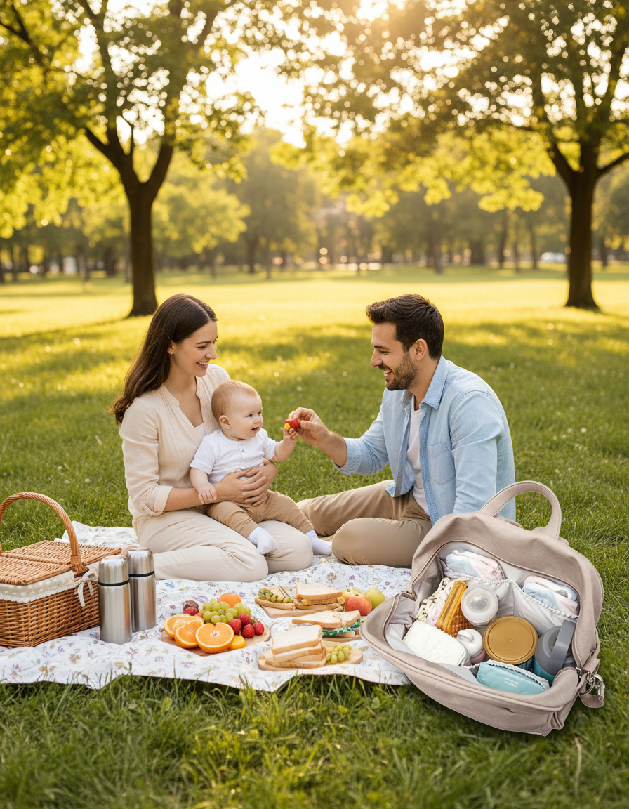 sac à dos à langer qui peut transporter tout le nécessaire de bébé