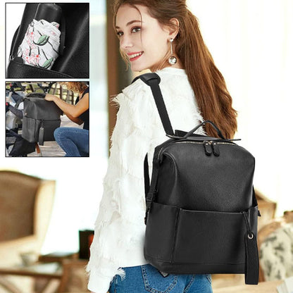 sac à dos à langer noir pour tout transporter