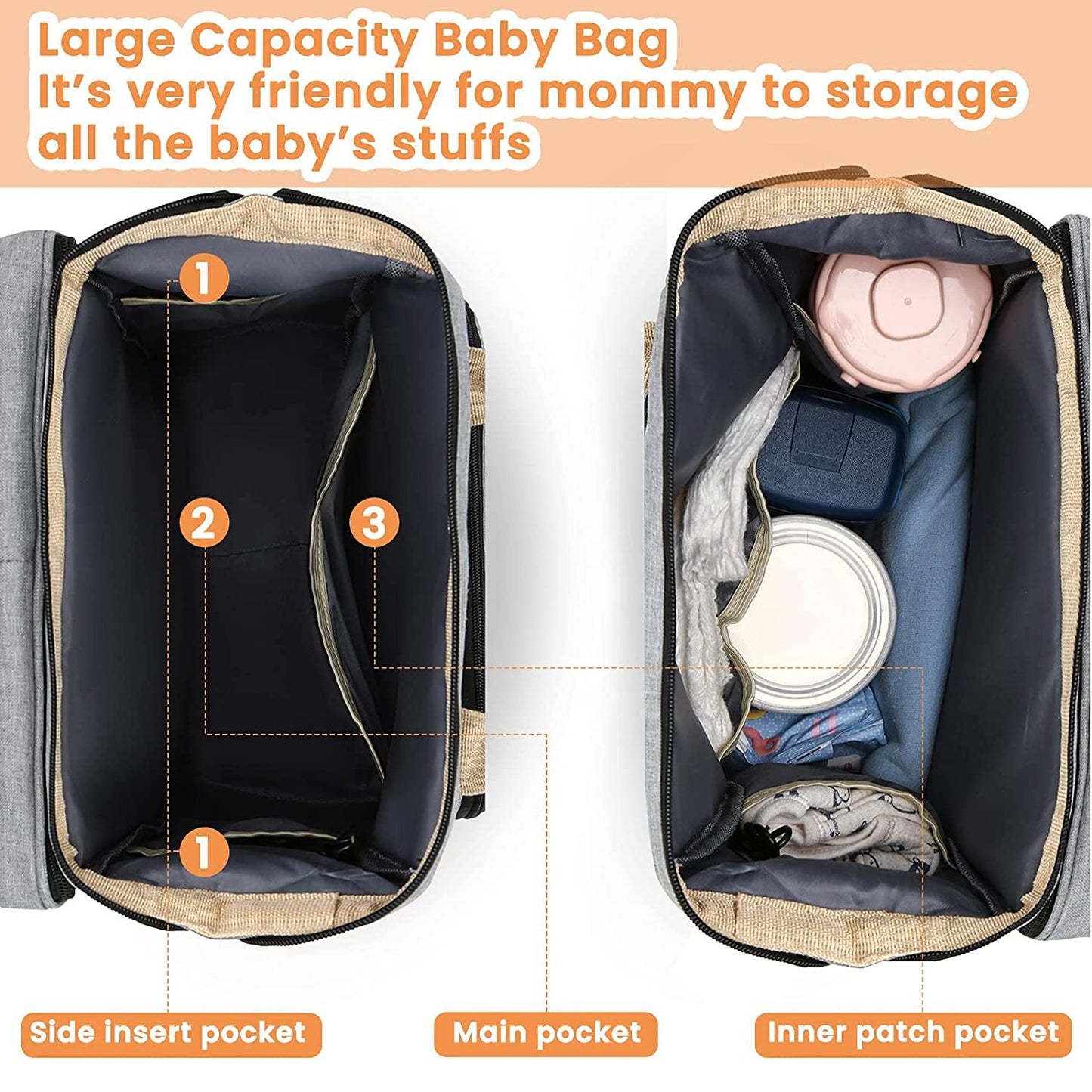 Sac à langer portatif | Berceau de voyage BabyNappy™ - Allo Mon Bebe