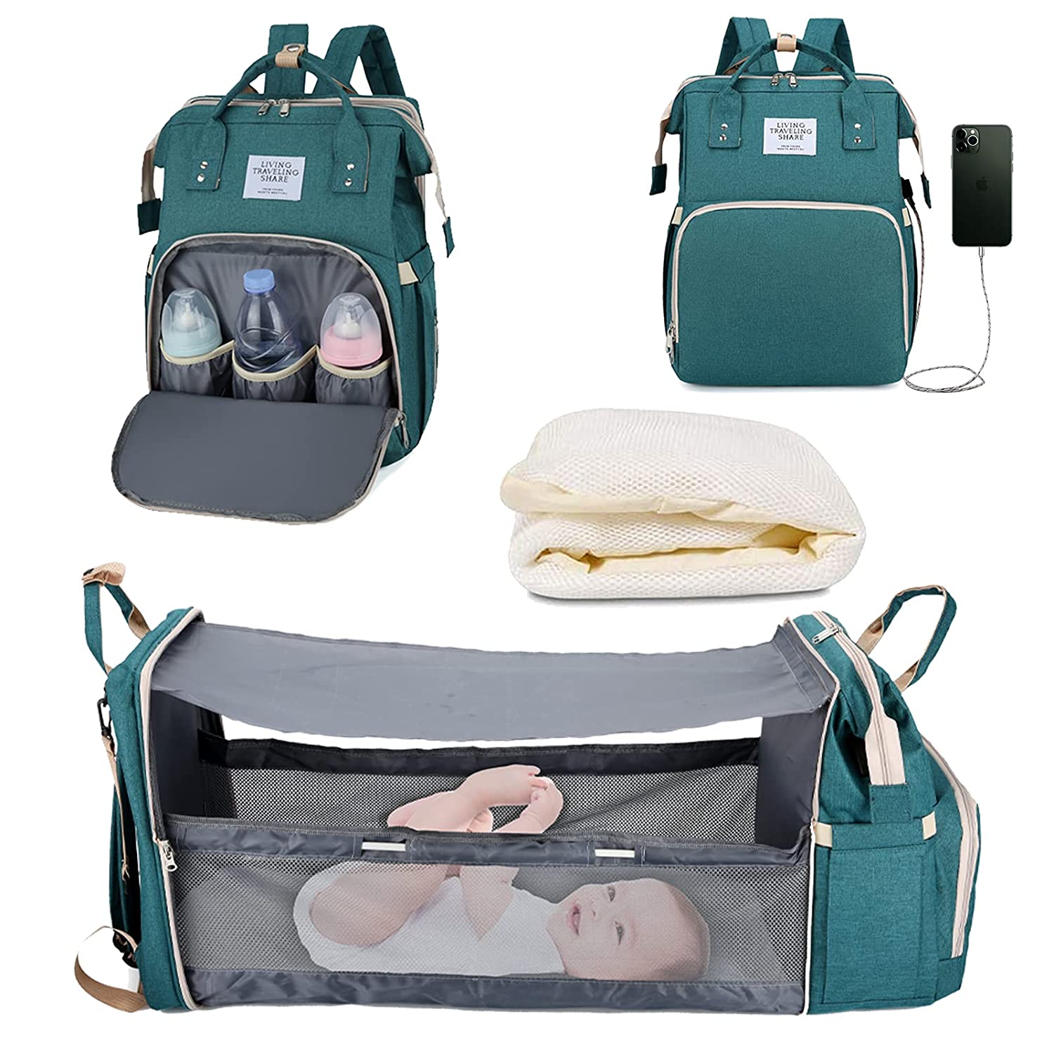 Sac à langer portatif | Berceau de voyage BabyNappy™ - Allo Mon Bebe